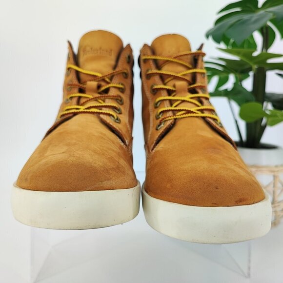 Timberland Women's Londyn Wheat Nubuck  Leather Boots Size 8.5 - Picture 2 of 9